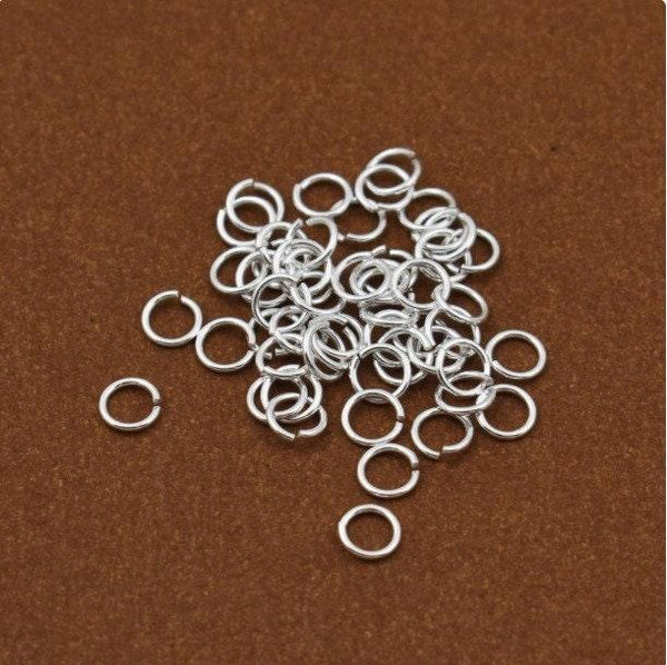 25 Pcs, Round Gold Jump Rings, Gold Round Rings, 7mm, Round Split Rings, Gold Plated Rings, Open Round Rings, Wholesale Jump Rings, Bulk Lot