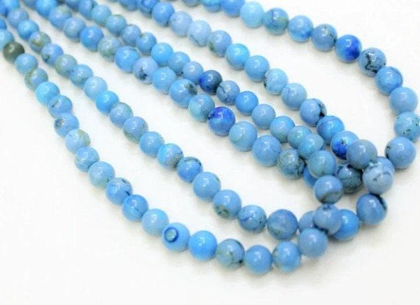 8-9mm Blue Opal Beads, Opal Rondelle Beads, Opal Beads, Beads Necklace, Round Ball Beads, Opal Round Beads, Opal Gemstone, Beaded Jewelry